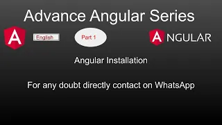 Advance Angular 10 Tutorial in English How to install angular project Angular 10 introduction