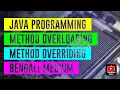 Method overloading and Method Overriding in Java Programming