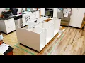 Build Your Dream Kitchen Island Ikea s Surprising Floor Mounting Solution Ep 15