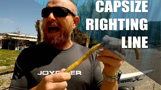 Methods of attaching the capsize righting line