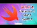 How to split a string by a space - Swift 5 it-guru kz