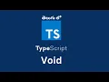7 Void in TypeScript TypeScript Tutorial In Telugu