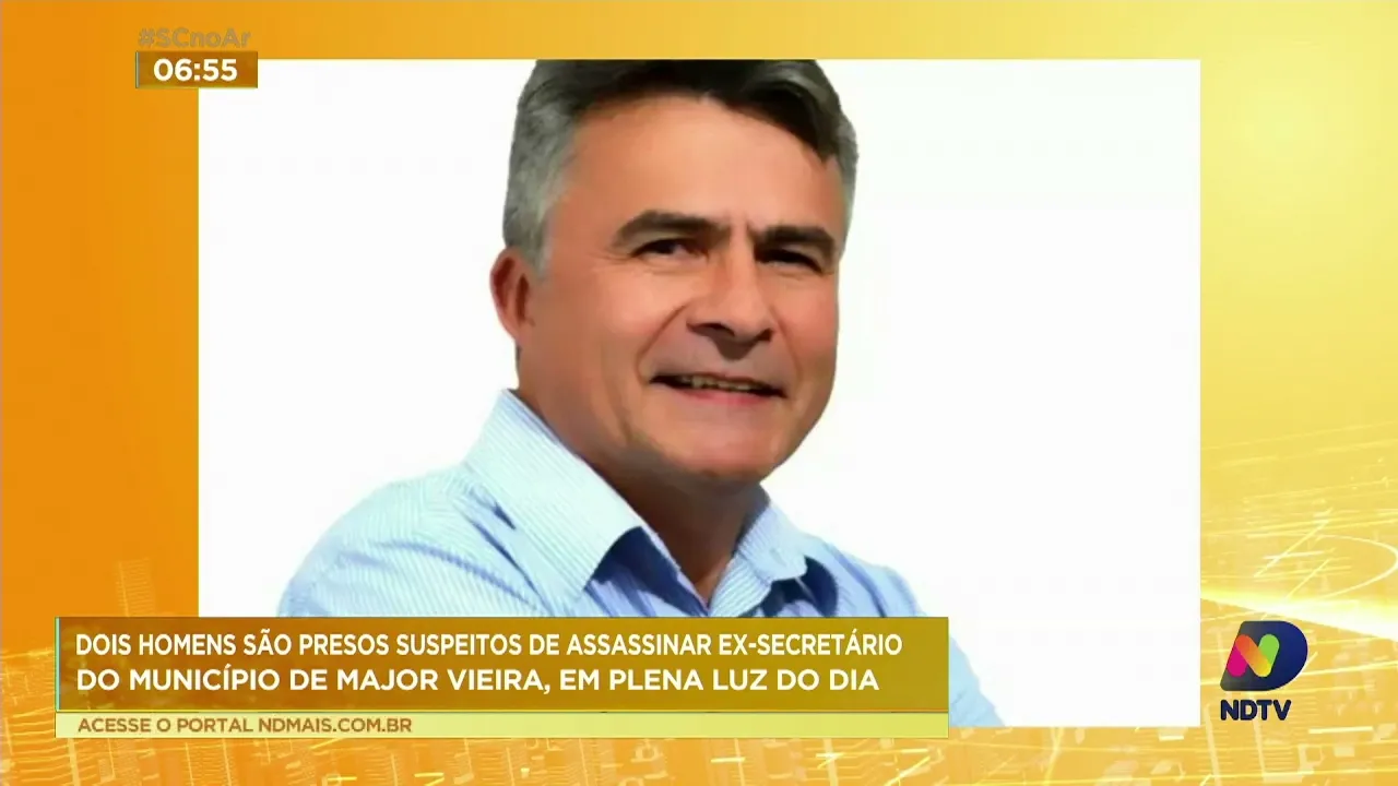 Dois homens são presos suspeitos de assassinar ex-secretário do município de Major Vieira