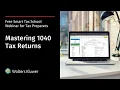 TaxWise Smart Tax School Mastering 1040 Returns