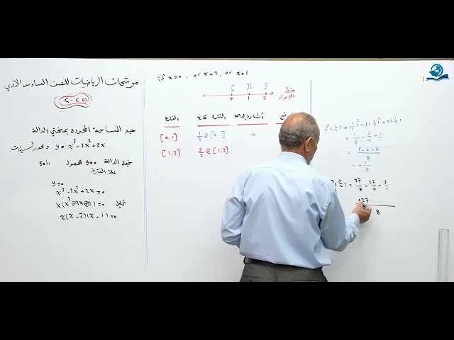 مرشحات رياضيات السادس الادبي 2025 (الجزء 14)