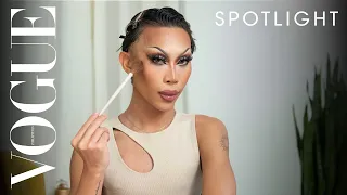 marina summers shows us how she does her 3 hour drag makeup routine vogue spotlight