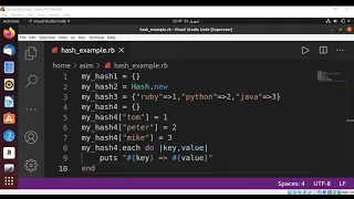 Hashes In Ruby Programming