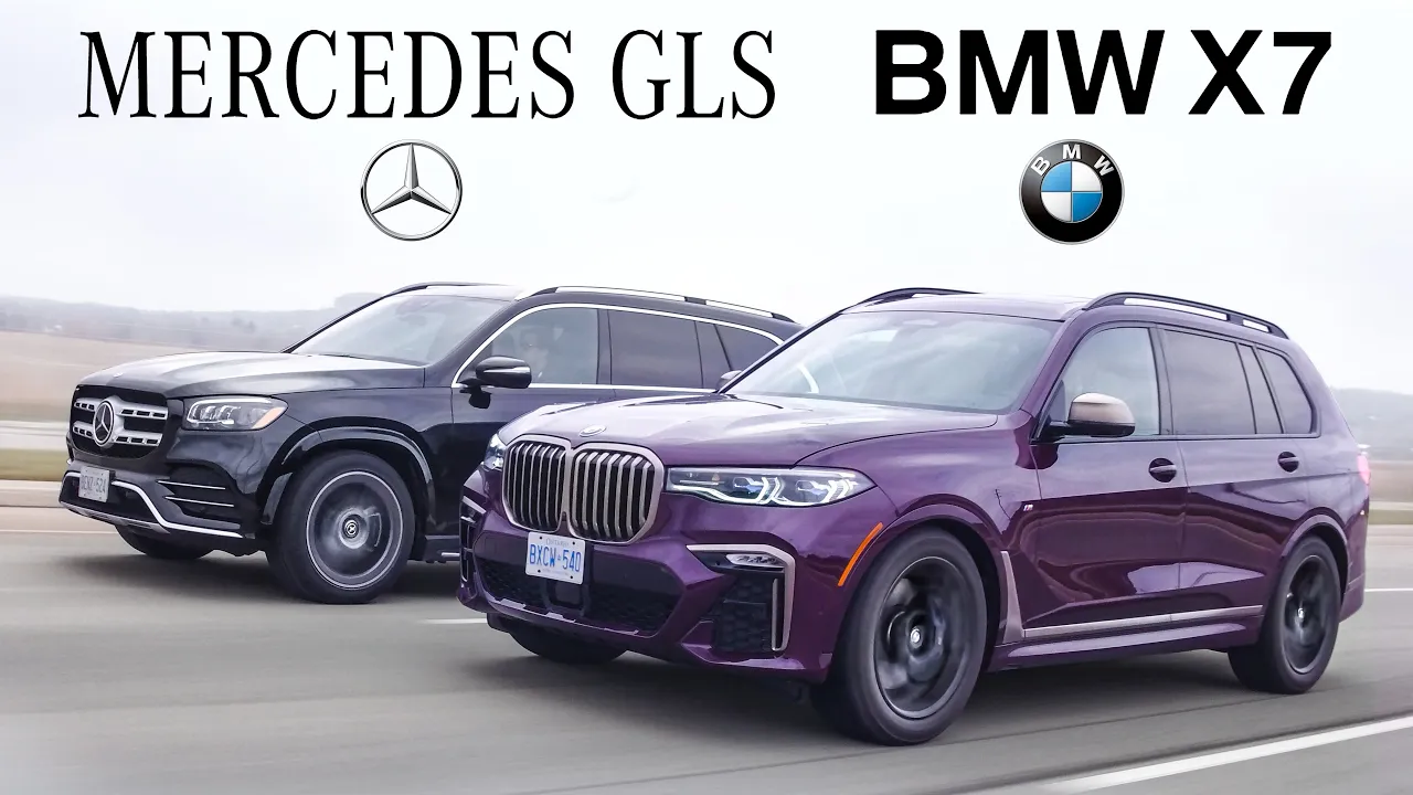 2020 BMW X7 vs Mercedes GLS Review - $100,000 Luxury SUV Battle