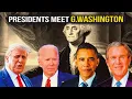 US PRESIDENTS TRAVEL BACK in TIME to Meet George Washington AI Voice Meme