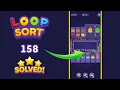 Loop Sort - Level 158 Walkthrough Solution Gameplay Voodoo