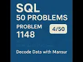 SQL Problem Article Views I Day 4 of 50 Decode Data with Mansur