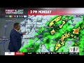 First Alert Weather Day Rainy morning commute drier this evening - March 10 2025