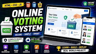 Online Voting System Complete Project Tutorial Secure Voting Management Application