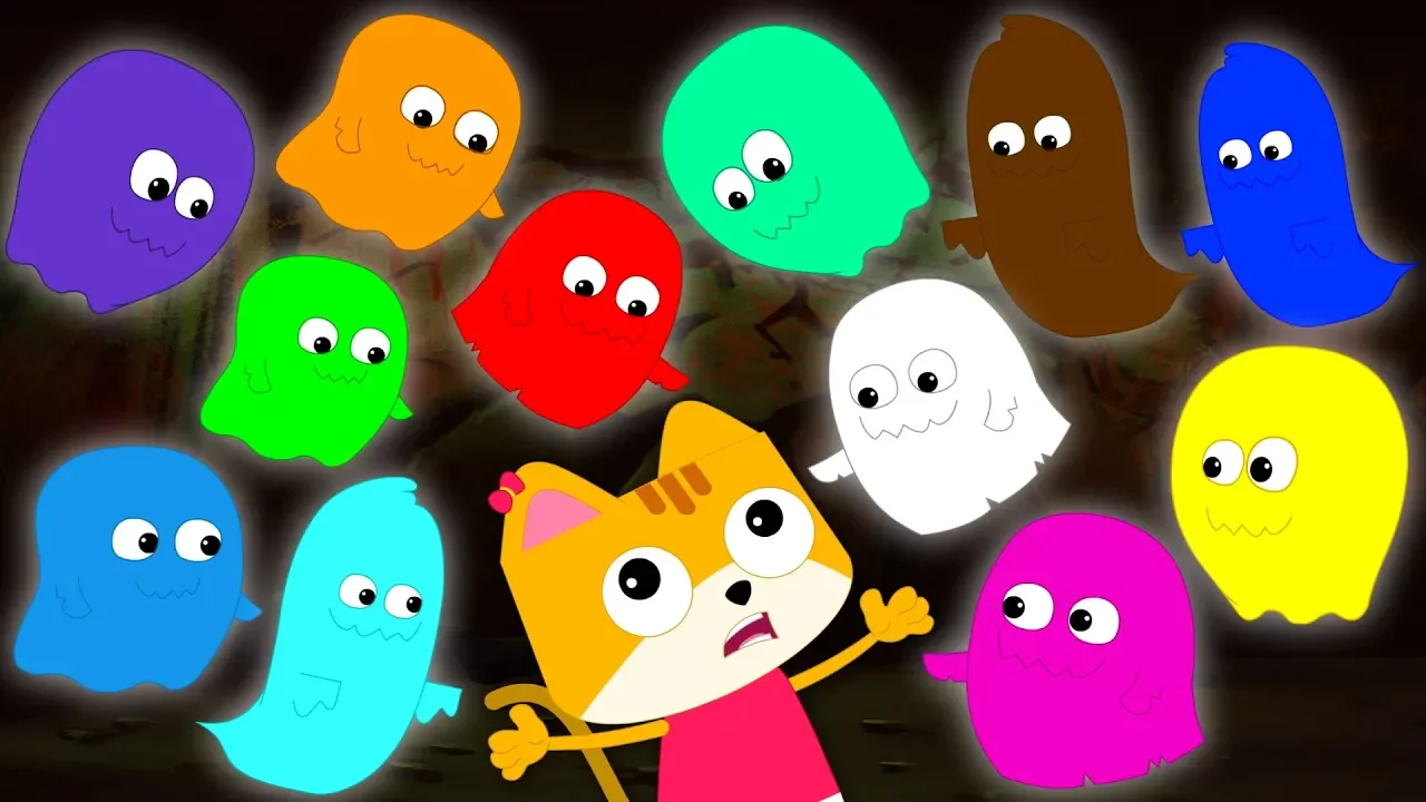 Twelve Little Ghosts Scary Nursery Rhymes | Halloween Songs For Kids & Children By Bud Bud Buddies Twelve Little Ghosts Scary Nursery Rhymes | Halloween Songs For Kids & Children By Bud Bud Buddies