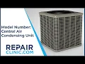 How to Find the Model Number on a Central Air Conditioning Unit - Tech Tips from Repair Clinic