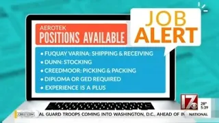 CBS 17 Job Alert - Aerotek is hiring