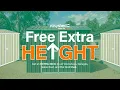 Free Extra Height Promo