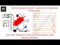 Logixpro Batch simulation Advance Exercise explained English with programming file download