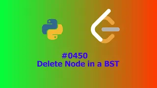 No Sound Leetcode 450 Delete Node in a BST