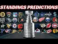 NHL Standings Predictions 2025-26 - Playoff Matchups Stanley Cup Winner