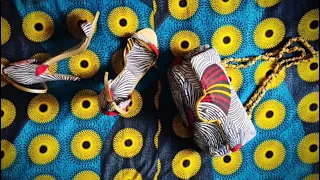 diy ankara covered bag and shoes part 1 upcycle 