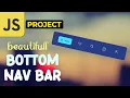 100 Days of Code - CSS Tab bar Menu with smooth Animation