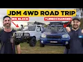 TURBO SLEEPER RAV4 vs BIG BLOCK JIMNY QLD Road Trip - BOGGED AND STRANDED