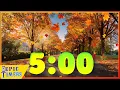 Download Lagu 5 Minute timer that is a beautiful Autumn sight and with calm music!