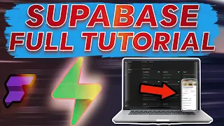 Supabase Comprehensive Tutorial: Build POWERFUL NoCode Apps QUICKLY With This FREE Backend!