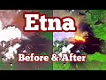 Download Lagu Before \u0026 After: Etna Pyroclastics Eruption, Sicily, Italy, Volcano, Africa Eurasia Collision