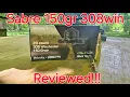 Ammunition Testing AAC Sabre Blade Black Tip 150gr 308win