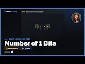 Number of 1 Bits - LeetCode 191 Bitwise Arithmetic Counting Python