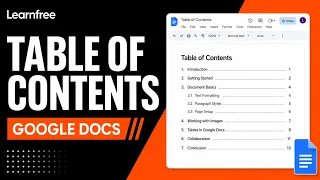 Google Docs Table of Contents Tutorial for Beginners