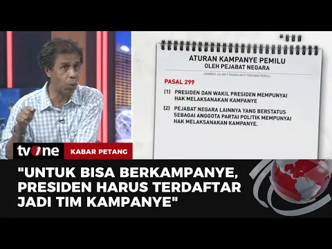 Jelas! Margarito Kamis Paparkan Soal Bolehkah Presiden Kampanye