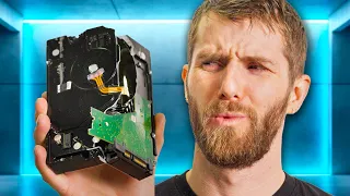I Got an Industrial Hard Drive CRUSHER Rack s Mobile Data Destruction System