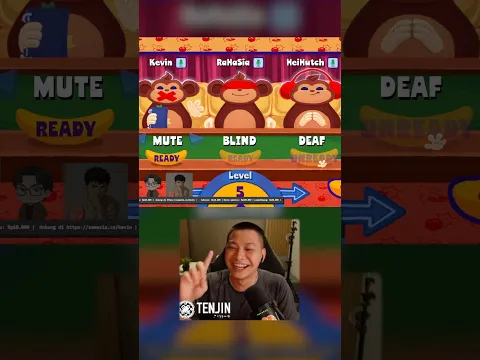 Ketika monyet blind, deaf, & mute bekerja sama. Game: BOMBANANA! (demo). Stream di ​⁠@kevinchocs.