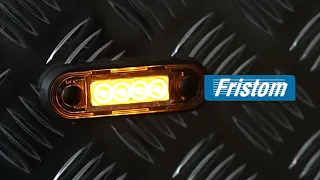Video: Dark markeringslicht amber | 12-24v | 0,15m. kabel | MV-2400DA.1