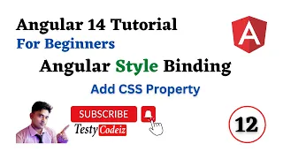Angular 14 Tutorial For beginners Style Binding in Angular Add CSS Property in angular TestyCodeiz