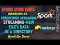 Spark Streaming Log files in a Directory Session-15