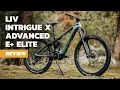 Liv Intrigue X Advanced E Elite Review Lightweight Women s eMTB