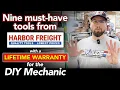 Nine must-have LIFETIME WARRANTY items from Harbor Freight for the DIY Mechanic