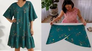 STOP Buying Dress ✂️ Make This Gorgeous One Yourself — NO PATTERN