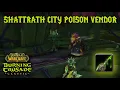 Shattrath City Poison Vendor Location