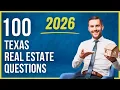 Texas Real Estate Exam 2026 100 Questions with Explained Answers