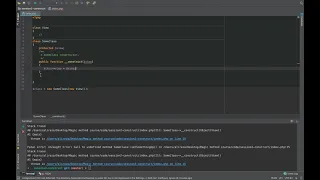 php constructor magic method