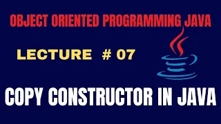 Copy Constructor in Java How to Create Copy Constructor in Java Object Oriented Programming Java