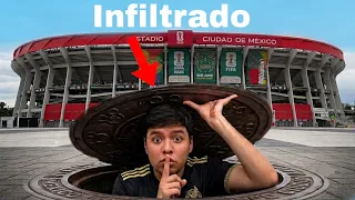 Me infiltré a un partido del Mundial. 