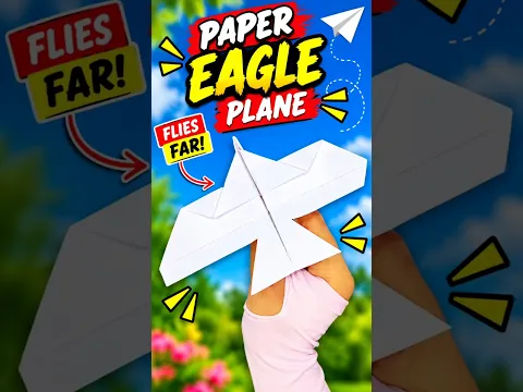 How to make a paper eagle 🦅/ tutorial diy paper eagle plane ✈️ #shorts #craft #diy # Sabbo