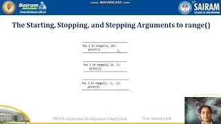 Lecture 18CS55 Module1 Python Basics FlowControl 4 Sowmya