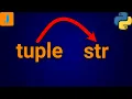 How To Convert Tuple To String In Python